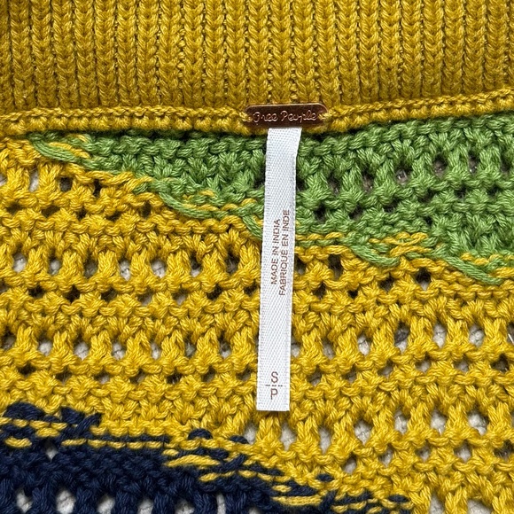 Free People Mila Crochet Mini Skirt Beach Cover Up S Small - Picture 5 of 6